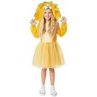 Girls Lion Animal Hooded Dress