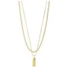 Pilgrim Star Necklace, 2-In-1 Set, Gold-Plated