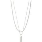 Pilgrim Star Necklace, 2-In-1 Set, Silver-Plated