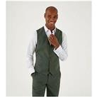 Skopes Harvey Standard Waistcoat - Dark Green