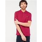 Lyle & Scott Plain Regular Fit Polo Shirt - Dark Red