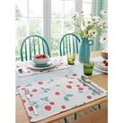Catherine Lansfield Strawberry Garden Set Of 2 Placemats