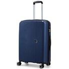 Rock Luggage Hudson 8 Wheel Pp Hardshell Medium Suitcase - Navy