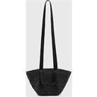 Allsaints Celayne Mini Straw Tote Bag - Black
