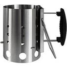 George Foreman Gfcms14 Quick-Fire Compact Chimney Bbq Starter In Stainless Steel