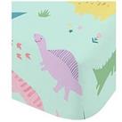 Catherine Lansfield Dinosaur Friends Double Size Fitted Sheet - Multi