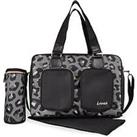 My Babiie Dani Dyer Black Leopard Deluxe Baby Changing Bag