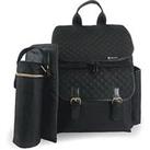 My Babiie Billie Faiers Black Quilted Back Pack Changing Bag