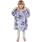 Disney Lilo And Stitch Floral Hooded Blanket Small
