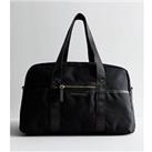 New Look Black Multi Compartment Weekend Bag