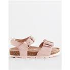 Ted Baker Girls Bow Footbed Sandal - Pink