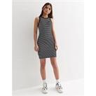 New Look 915 Girls Black Stripe Racer Mini Dress