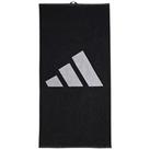 Adidas Mens 3Bar Towel Small - Black