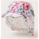 Monsoon Baby Girls Rose Floral Cap - Lilac