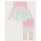 Monsoon Baby Girls Ombre Hoody Set - Pale Pink