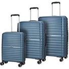 Rock Luggage Hydra-Lite 3-Piece Suitcase Set (Teal)