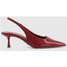Office Madison Sling Back Court Shoes - Red