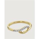 Buckley London Two-Tone Pave And Polished Tide Ring