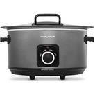 Morphy Richards 6.5L Sear & Stew Slow Cooker - Hinged Hid - Black - Aluminum