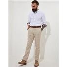 Joe Browns Check Straight Leg Suit Trousers - Cream