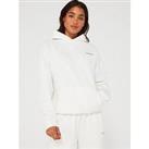 Gym King Womens Established Relaxed Fit Hood - Cream