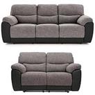 Santori 3 + 2 Seater Fabric Recliner Sofa