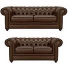 Violino New Bakerfield 3 + 2 Seater Leather/Faux Leather Sofa Set (Buy & Save!)