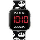Disney The Nightmare Before Christmas Black Strap Led Watch