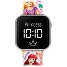 Disney Princess Printed Led Strap Watch