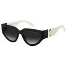 Marc Jacobs Cat Eye Black White Sunglasses