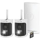 Swann 4K Security Kit With 2 X Powered Wi-Fi Cameras & Nvr Tower