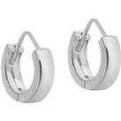 The Love Silver Collection Sterling Silver Huggy Earrings