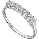 The Love Silver Collection Sterling Silver Cz Eternity Ring