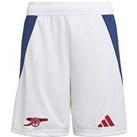 Adidas Arsenal Junior 24/25 Home Stadium Shorts -White