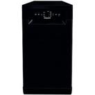 Hotpoint Slimline Hf9E1B19Buk Freestanding Dishwasher - Black