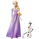 Disney Frozen Elsa Fashion Doll And Olaf Figure