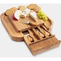 Bamboo Cheese Board with Knives