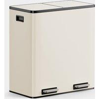 Matte Cream Double Bin - 60L