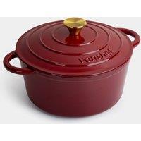 4.7L Cast Iron Dutch Oven - Red