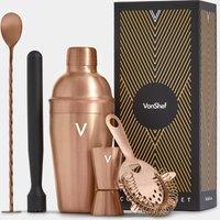 Manhattan Copper Cocktail Shaker Set 5pc