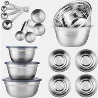 20pc Stainless Steel Mixing Bowl Set