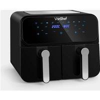 Dual Air Fryer with Liners - 9L