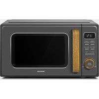 Fika Grey & Wood Microwave