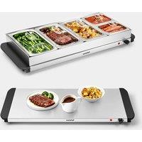 Food Warmer and Hot Plate with 5 Trays
