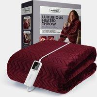 Berry Heated Throw Blanket