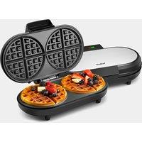 Dual Round Waffle Maker