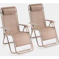 Verona Taupe Zero Gravity Chair Set of 2