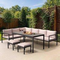 Aruba Garden Corner Sofa with Table