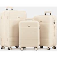 ABS Cream Luggage Set 3 Piece