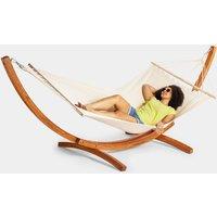 Santorini 1 Person Hammock with Wooden Frame